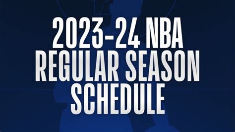 NBA schedule release: List of games for all 30 teams .